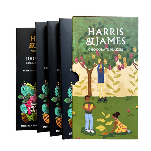 100% Cacao Chocolate Bar Library