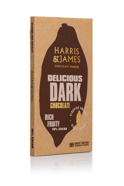 Dark Chocolate Bar Library, 4 Flavours