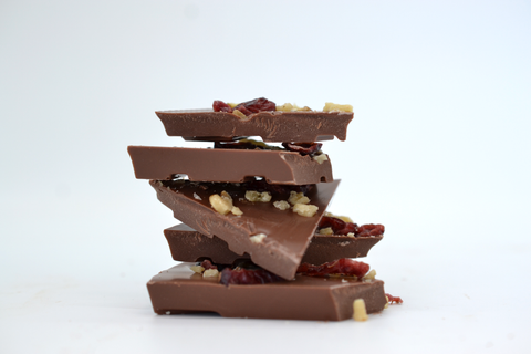 Cranberry and Walnut Milk Chocolate Bar