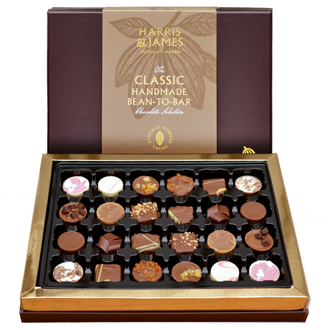 Harris & James Classic 24 Chocolate Selection Box — Luxury Hand-Crafted British Chocolates