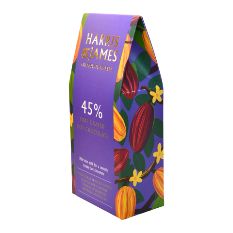 Decadent Bean to Bar - Smooth Milk Hot Chocolate Flakes 45% - 220g