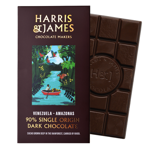 90% Single Origin Venezuela Dark Chocolate Bar