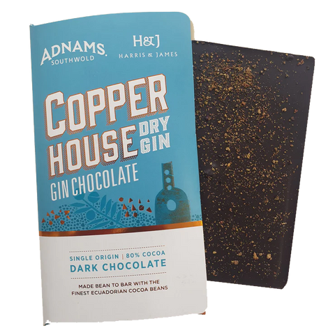 Adnams Copper House Dry Gin Chocolate Bar