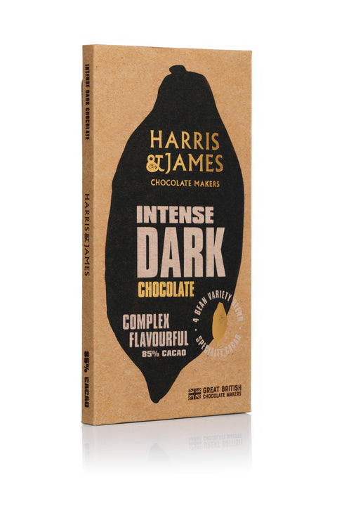 Dark Chocolate Bar Library, 4 Flavours, 86g each