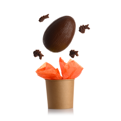 Small Milk Chocolate Easter Egg with 12 Cheeky Chocolate Bunnies