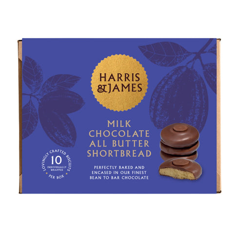 Milk Chocolate All Butter Shortbread Biscuits