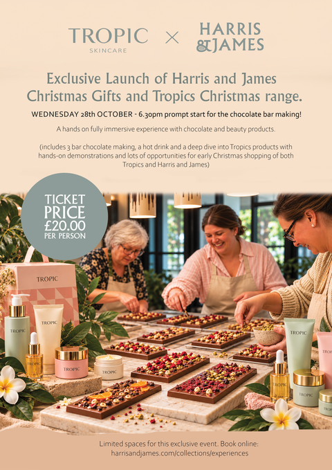 Tropics x Harris & James Event - 28th October