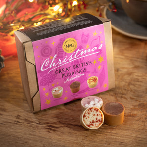 Festive Christmas Great British Puddings Individual Selection Box