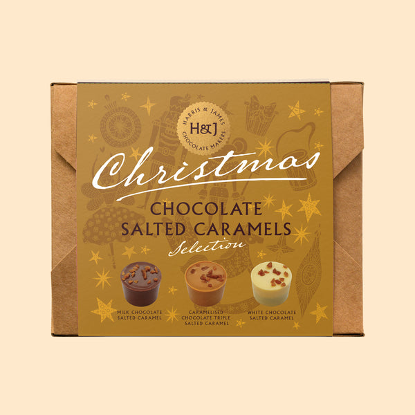 Christmas Salted Caramel Individual Chocolate Selection Box