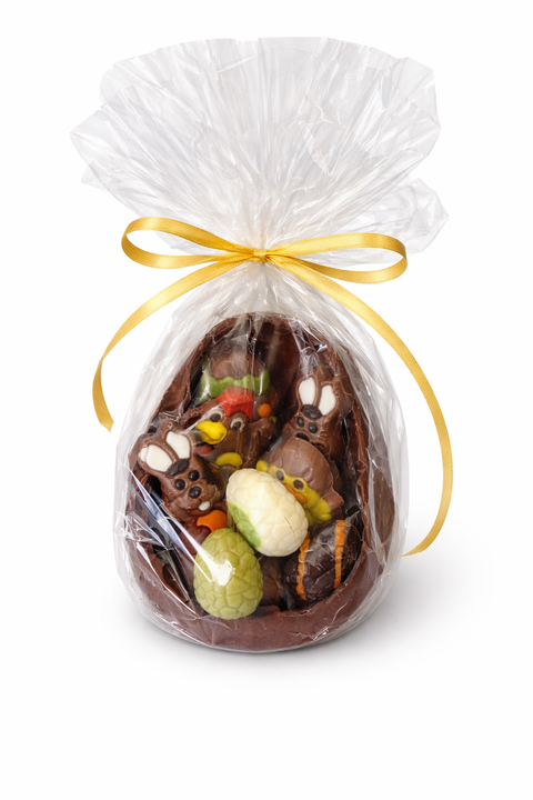Harris & James Milk Chocolate Half Easter Egg | Filled with Martinez Belgian Chocolates