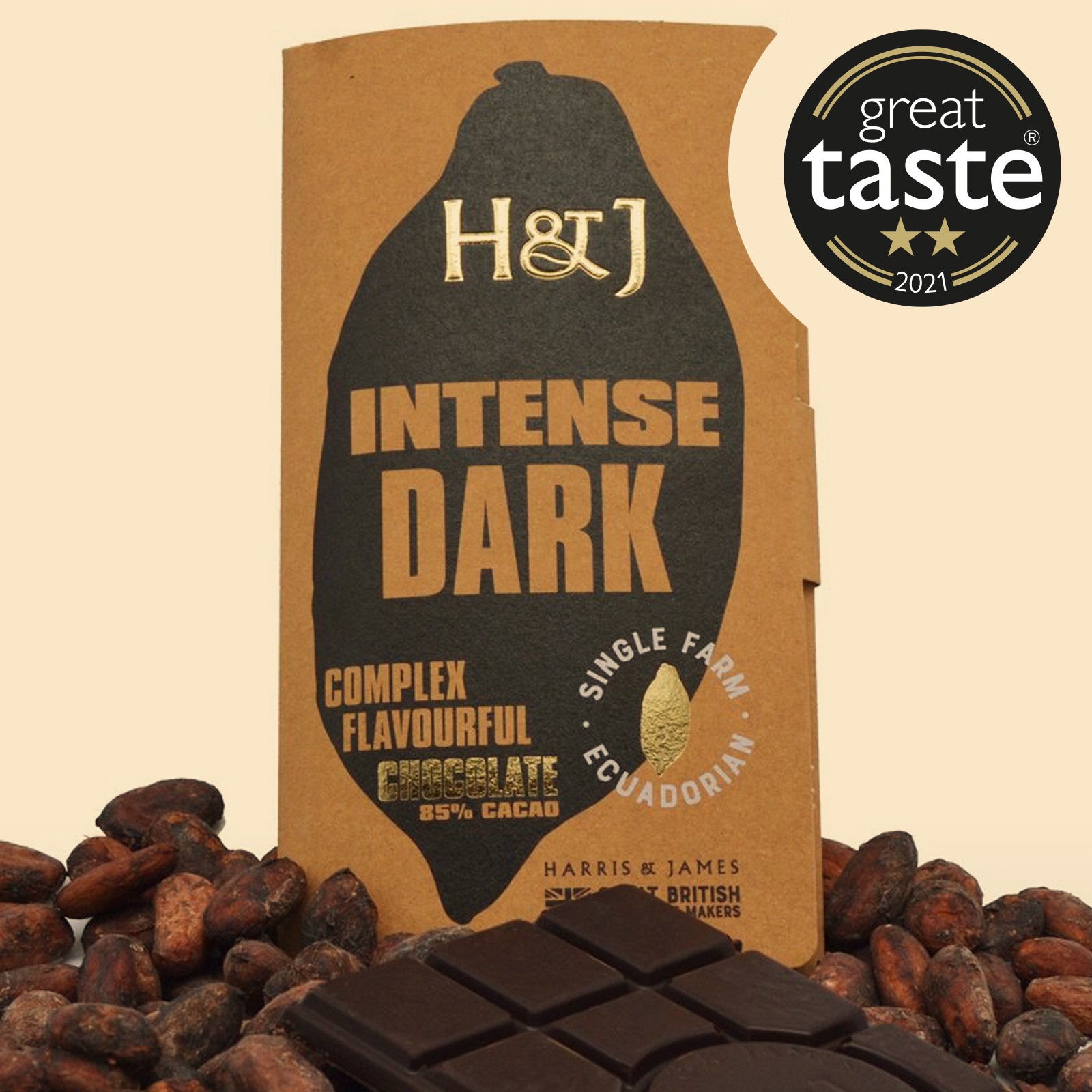 Intense 85% Dark Chocolate Bar