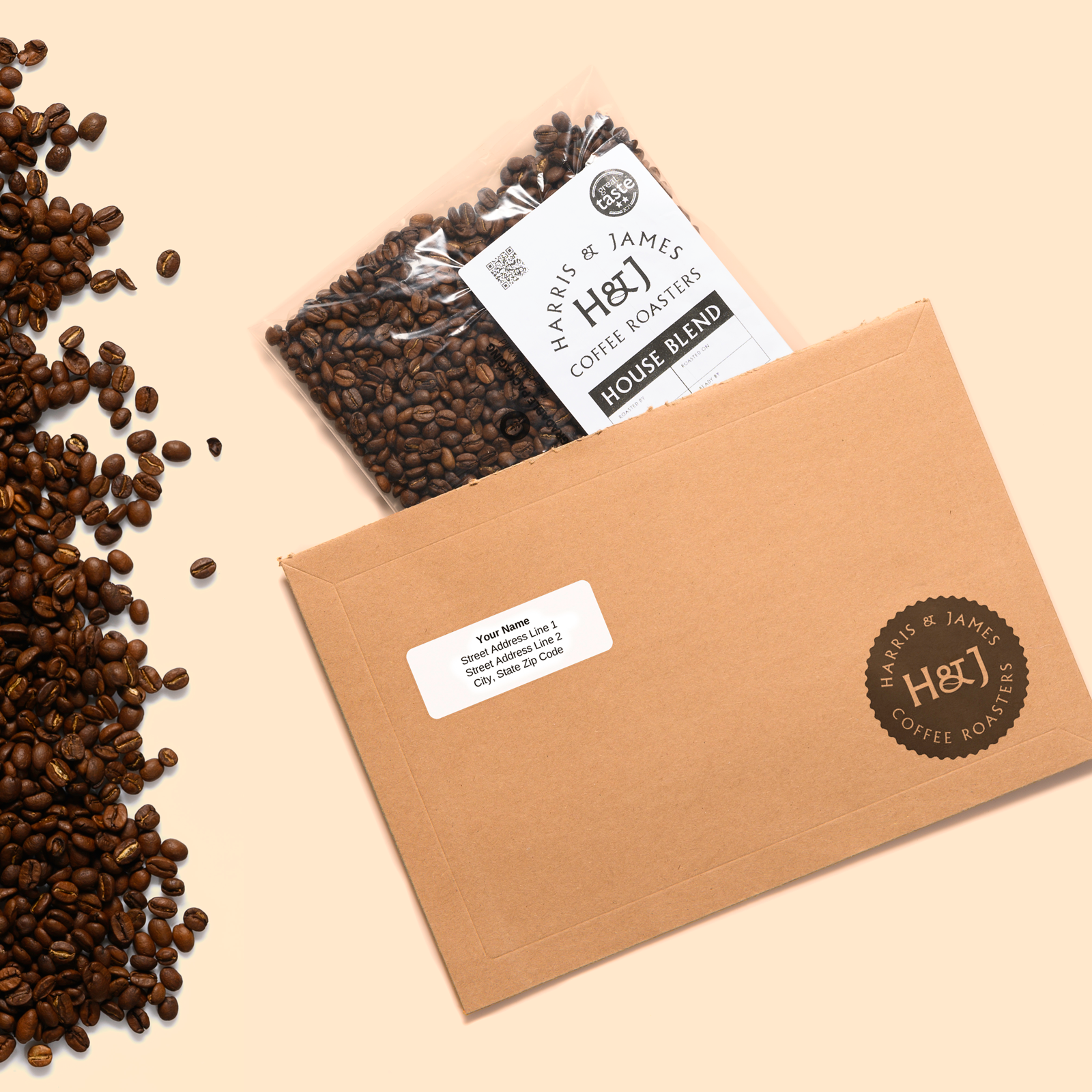 Award Winning House Blend Coffee Beans Subscription Packs GB
