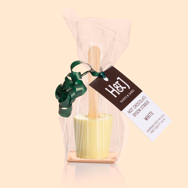 hot chocolate spoon stirrers white chocolate
