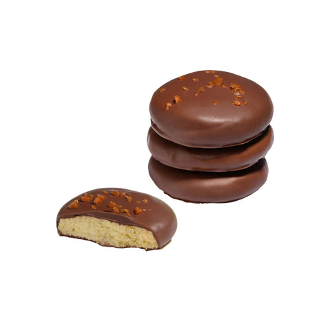 Salted Caramel Chocolate Shortbread Biscuits