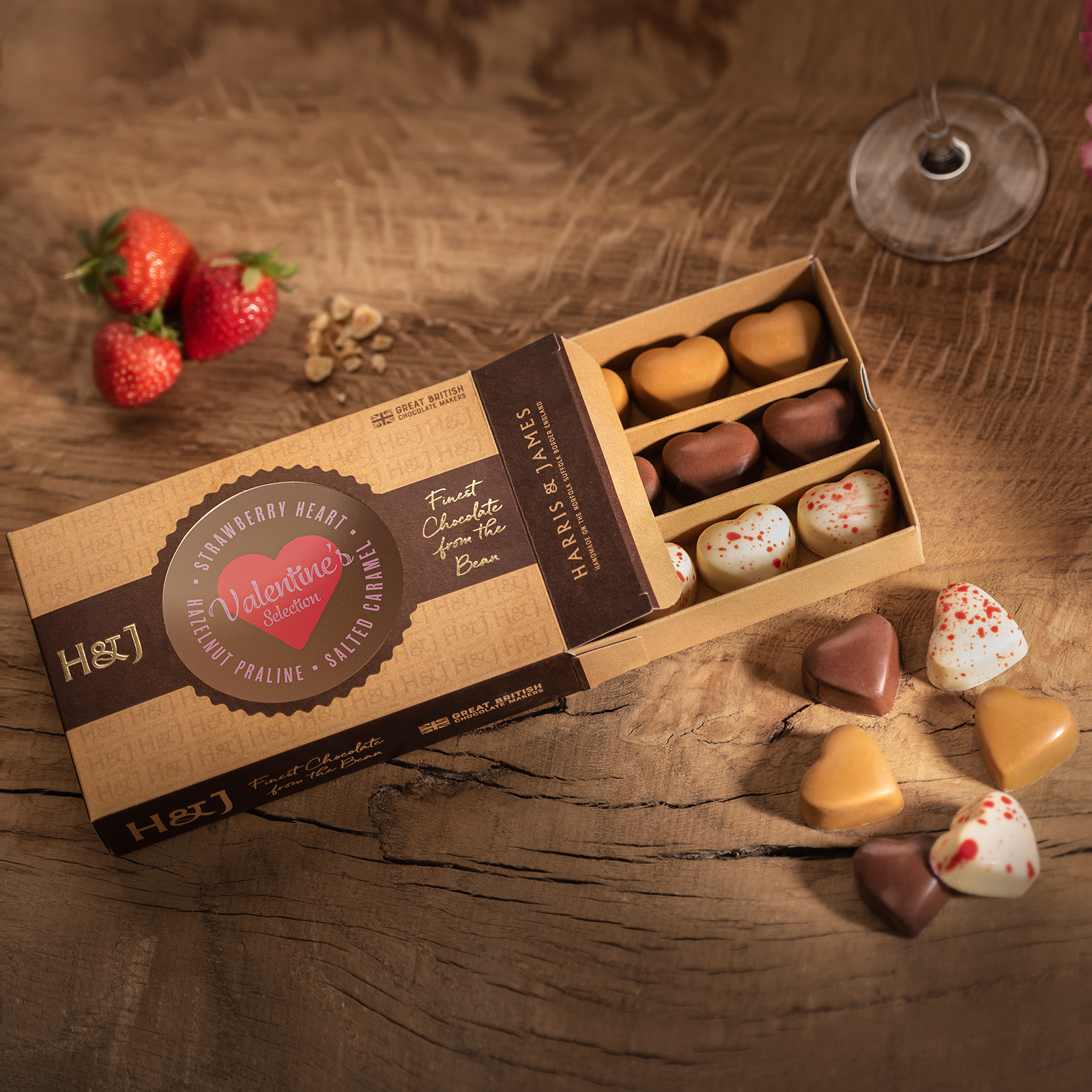 Valentine's Chocolate Heart Selection Box